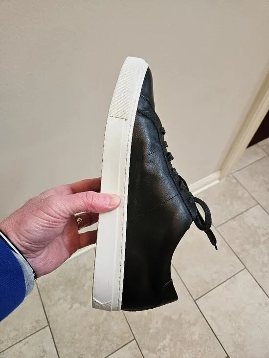 GREATS Men's Royale Leather Sneakers, Black, Sz 13 - Picture 12 of 16